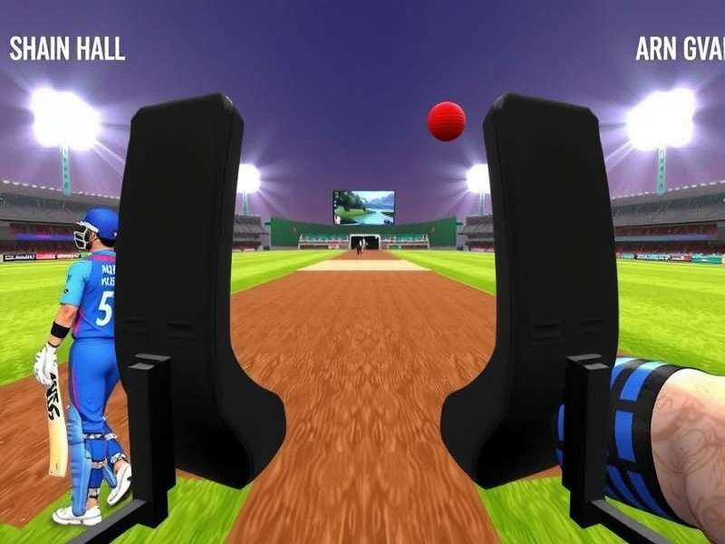 India VR Cricket Star Gameplay